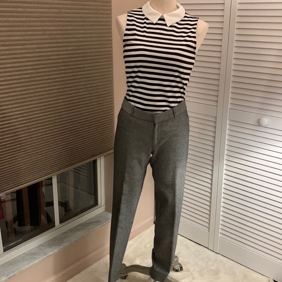 BANANA Republic Size 4 Gray Pants- Good Condition - Picture 3 of 15